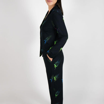 Grace long printed pajama set