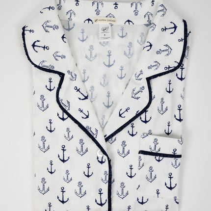 Jolene cropped printed pajama set