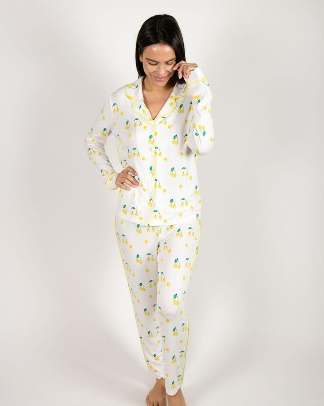 Jolene long printed pajama set