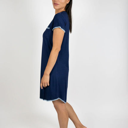 Cute stitching dress