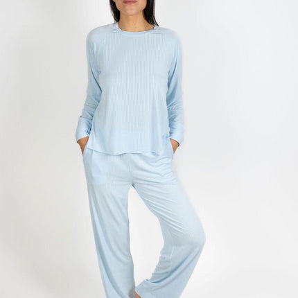 Cannes pinstripe long set