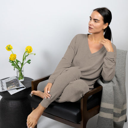 Cozy V-neck top