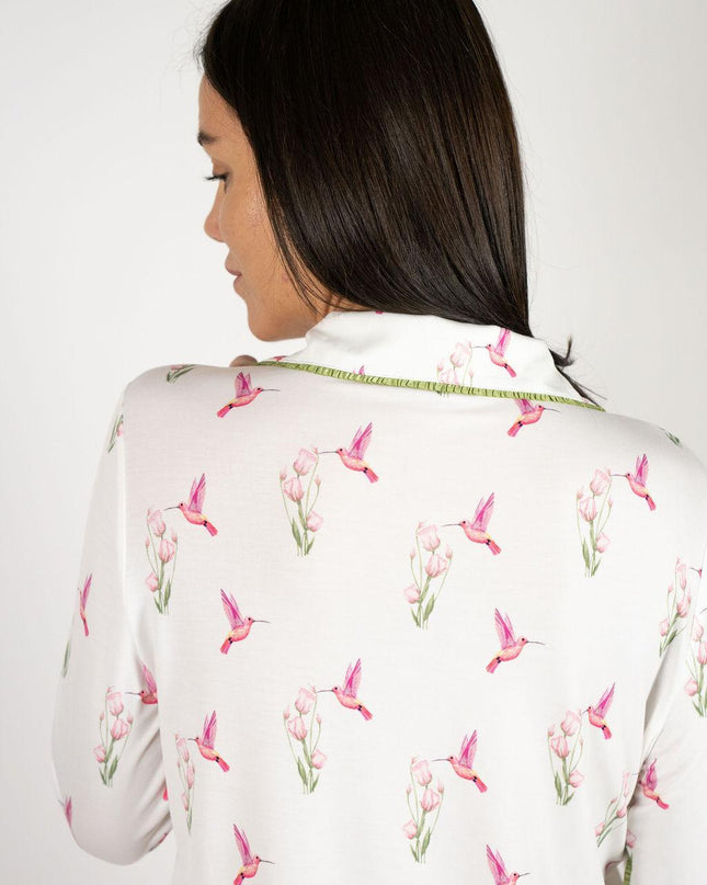 Jolene long printed pajama set