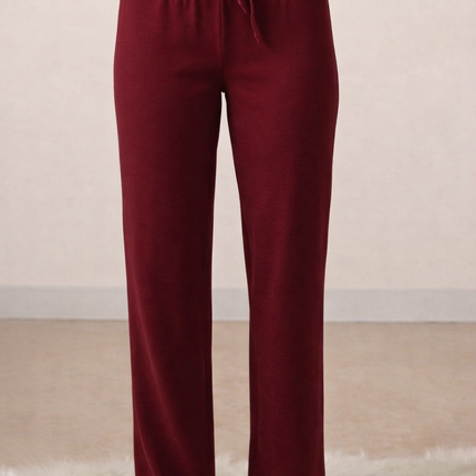 Cozy wide leg pant