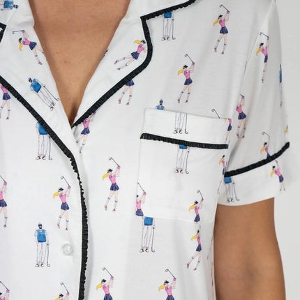 Jolene short printed pajama set