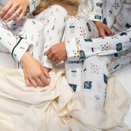 Jolene long printed pajama set