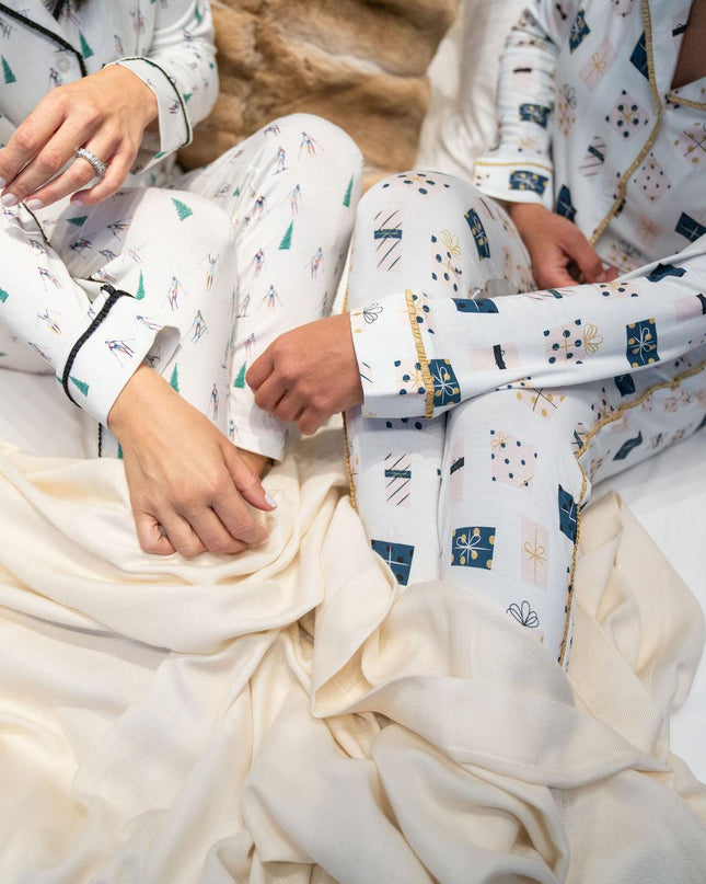 Jolene long printed pajama set