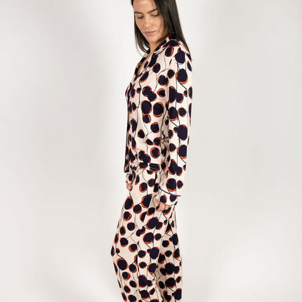 Grace long printed pajama set