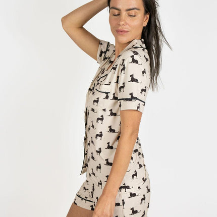 Jolene short printed pajama set