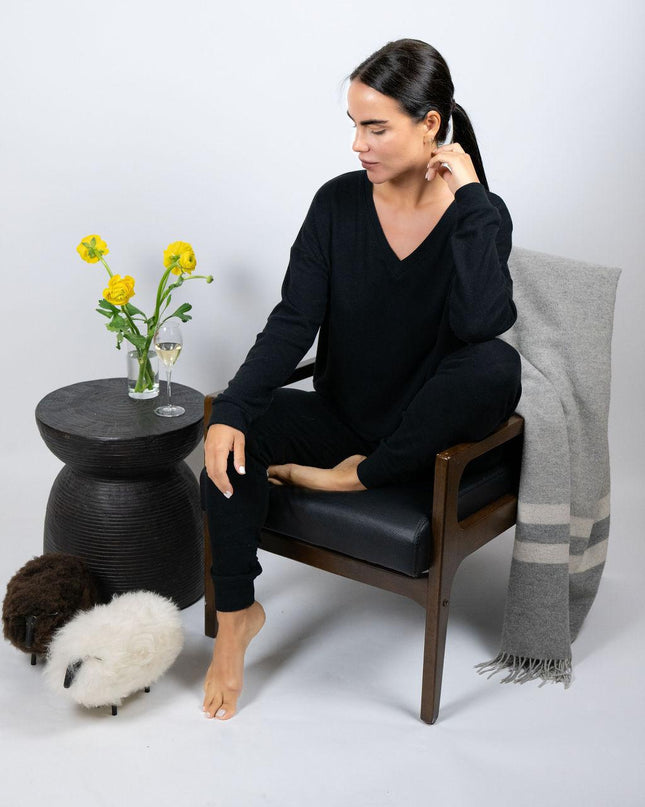 Cozy V-neck top