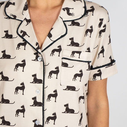 Jolene short printed pajama set