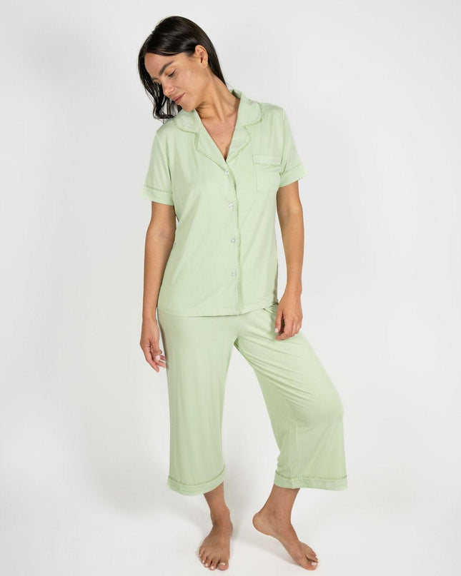 Jolene cropped pajama set
