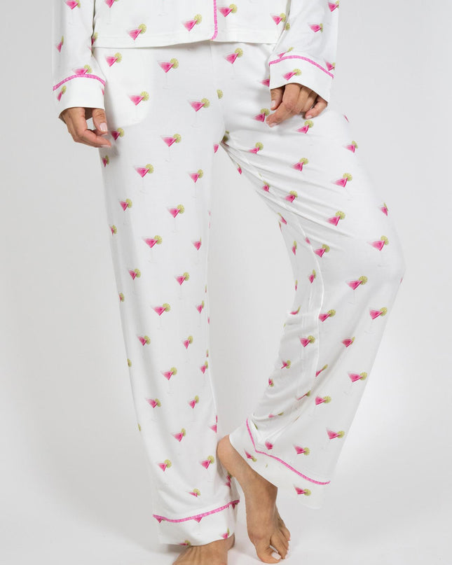 Grace printed long pajama set