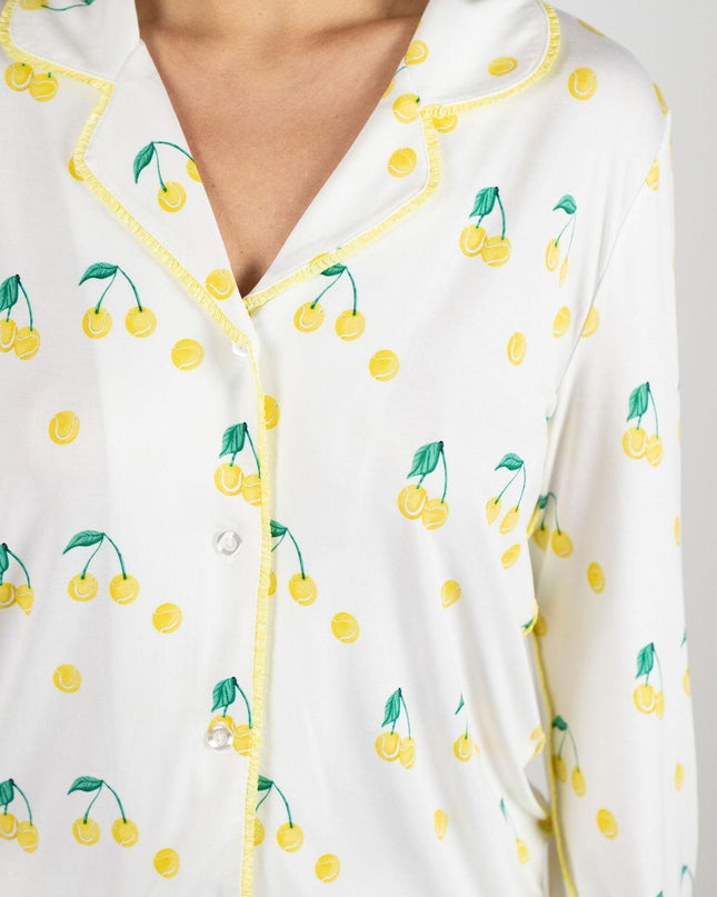 Jolene long printed pajama set
