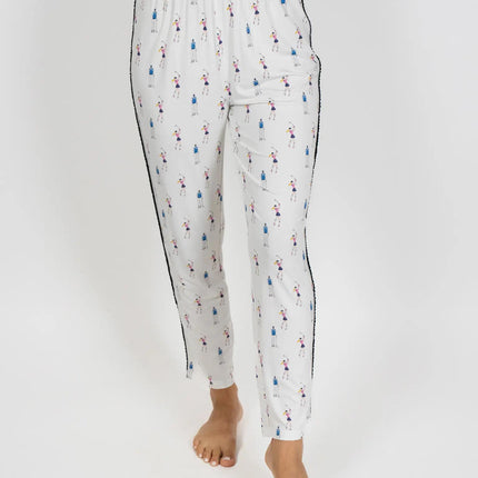 Jolene long printed pajama set