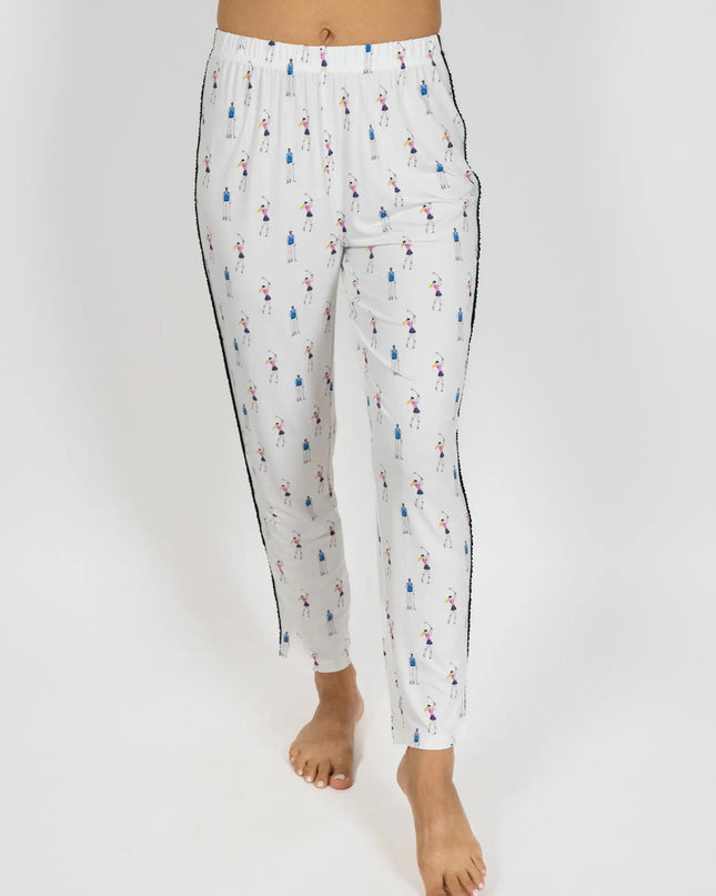 Jolene long printed pajama set