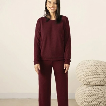 Cozy wide leg pant