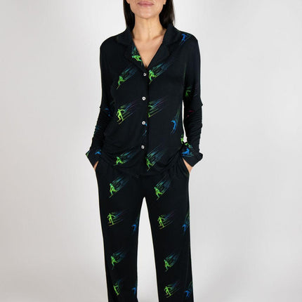 Grace long printed pajama set