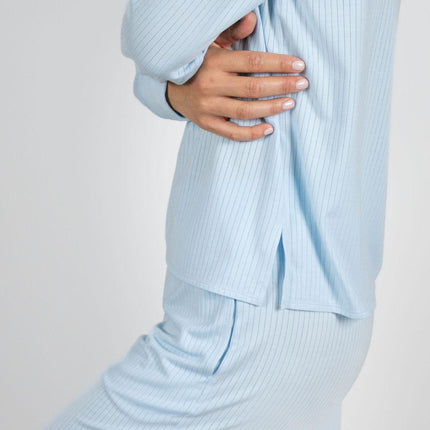 Cannes pinstripe long set