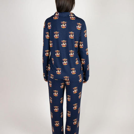 Grace long printed pajama set