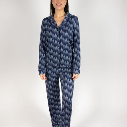 Grace long printed pajama set