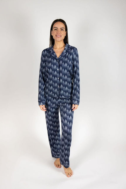 Grace long printed pajama set