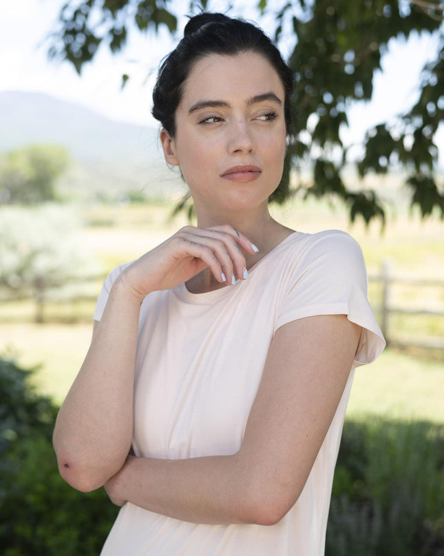 Restless lounger dress with shelf bra