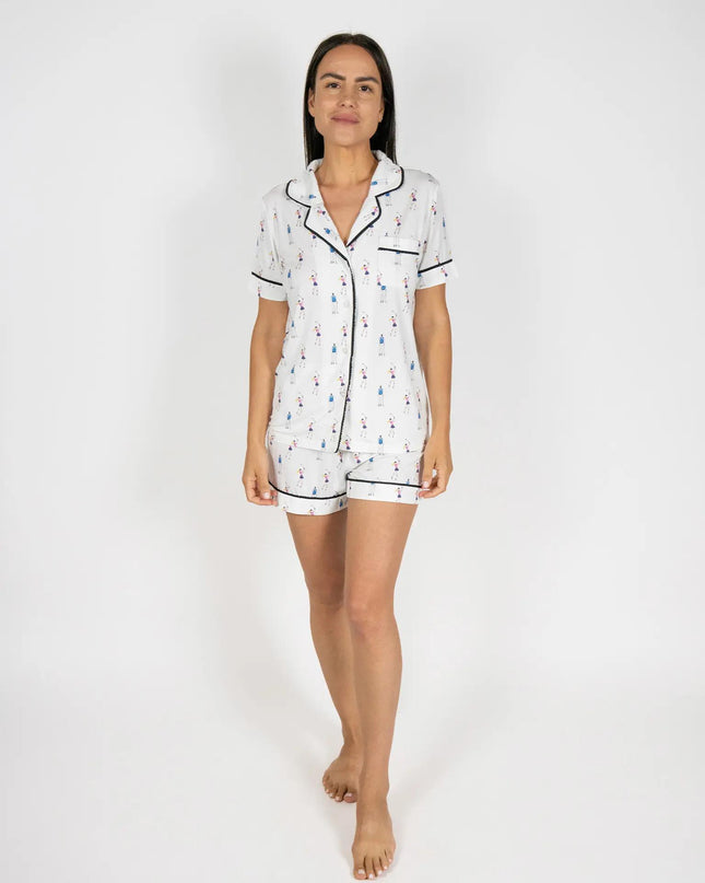 Jolene short printed pajama set