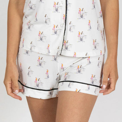 Jolene short printed pajama set