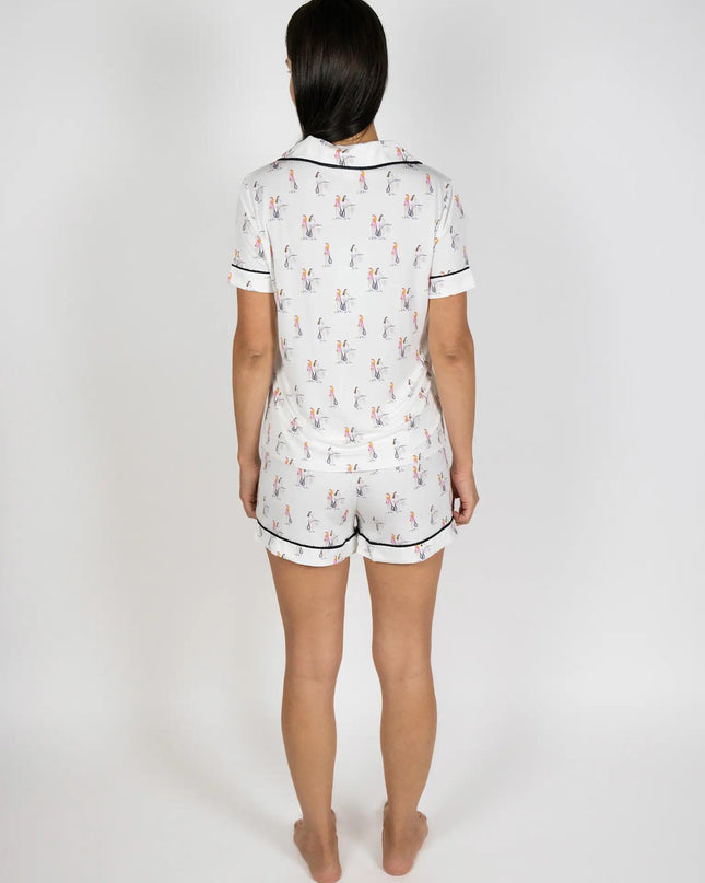 Jolene short printed pajama set