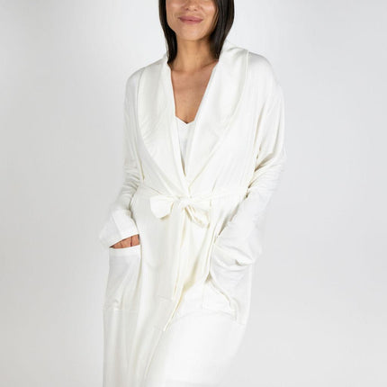 Cannes pinstripe robe