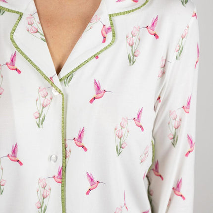 Jolene long printed pajama set
