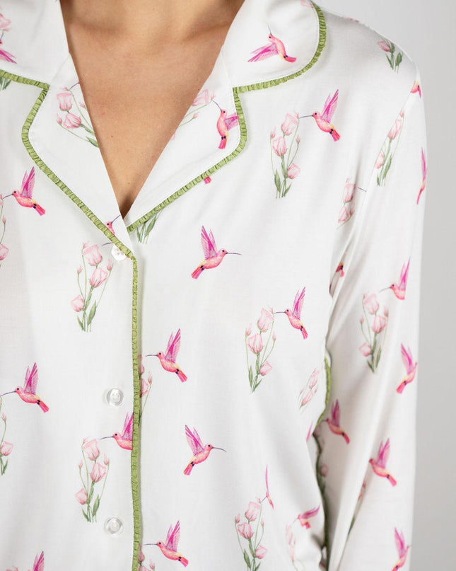 Jolene long printed pajama set