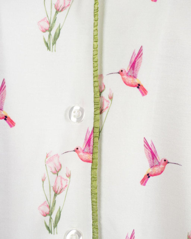 Jolene cropped printed pajama set