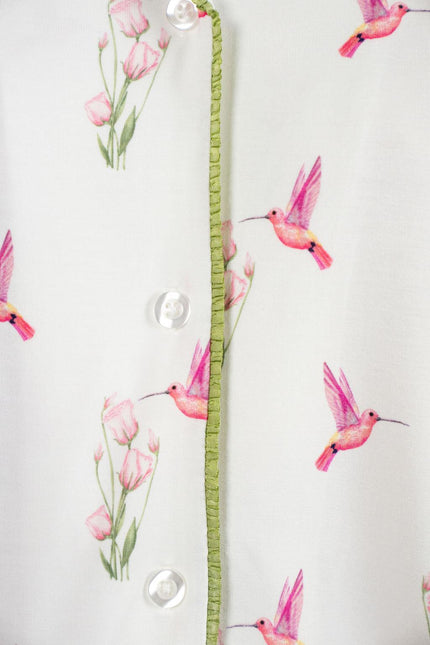 Jolene cropped printed pajama set