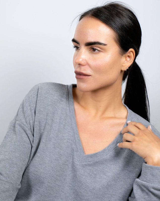 Cozy V-neck top