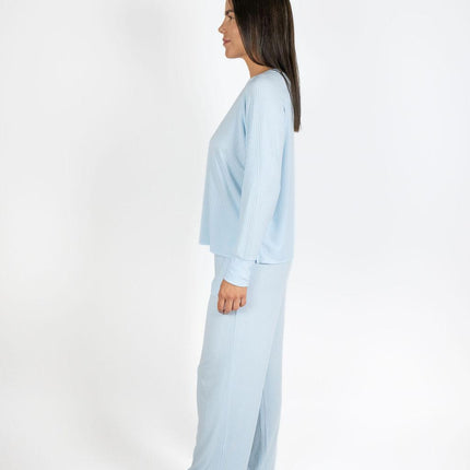 Cannes pinstripe long set