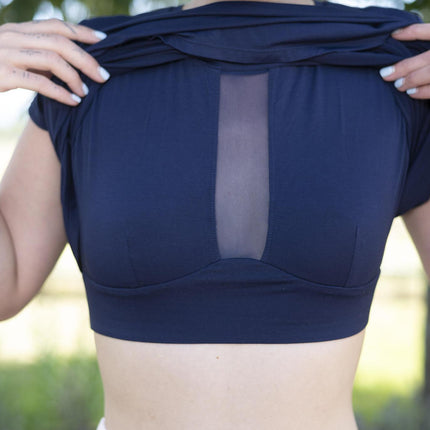 Restless lounger dress with shelf bra