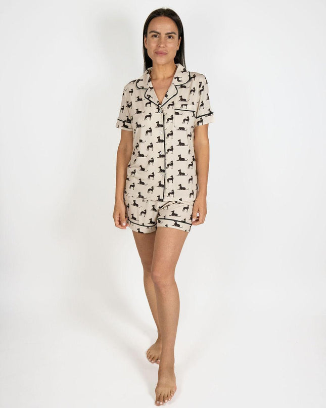 Jolene short printed pajama set