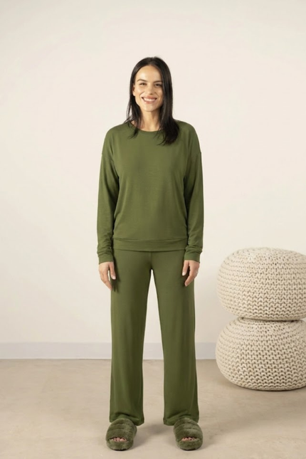 Cozy wide leg pant
