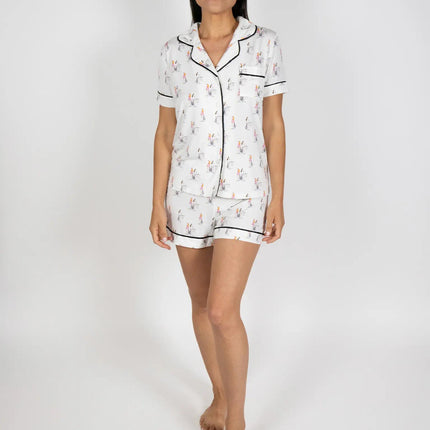 Jolene short printed pajama set