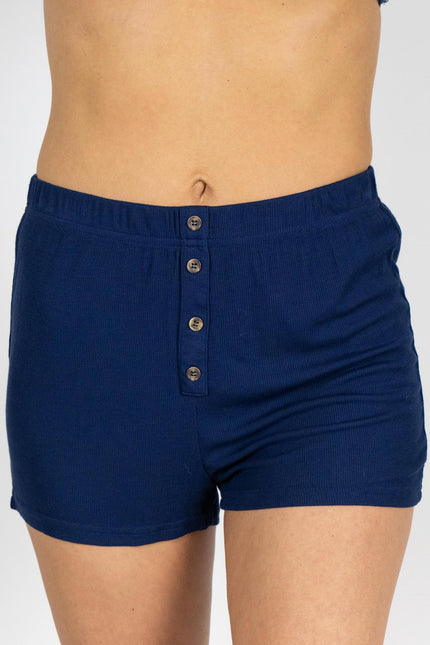 Ribbed shorts