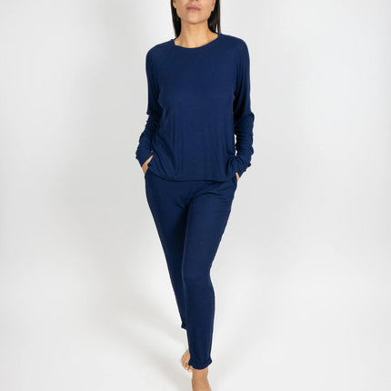 Ribbed long sleeve top