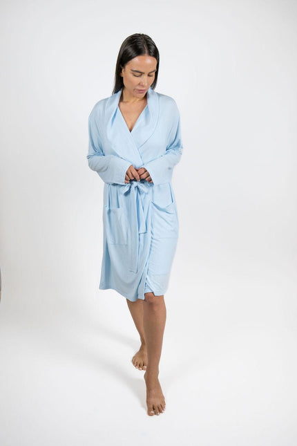 Cannes pinstripe robe
