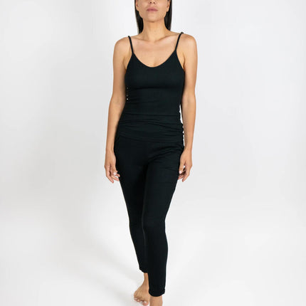 Ribbed camisole with shelf bra