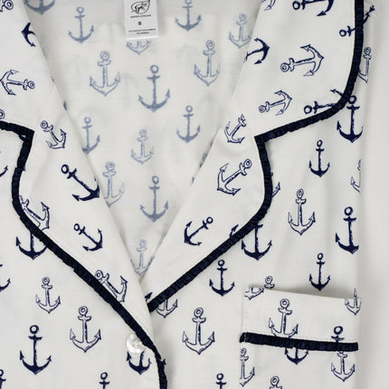 Jolene cropped printed pajama set