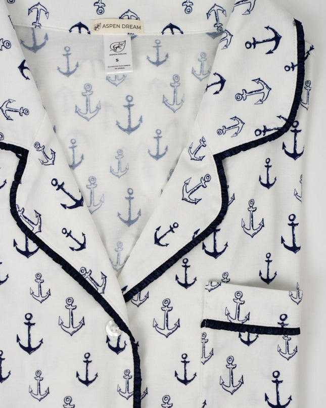 Jolene cropped printed pajama set