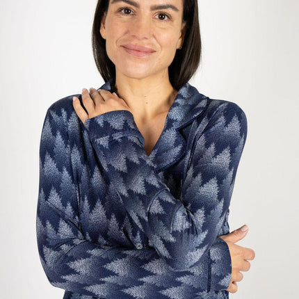 Grace long printed pajama set