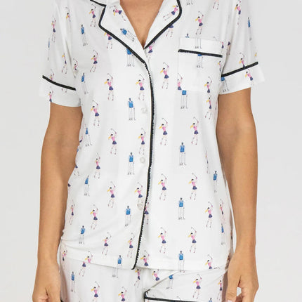 Jolene short printed pajama set