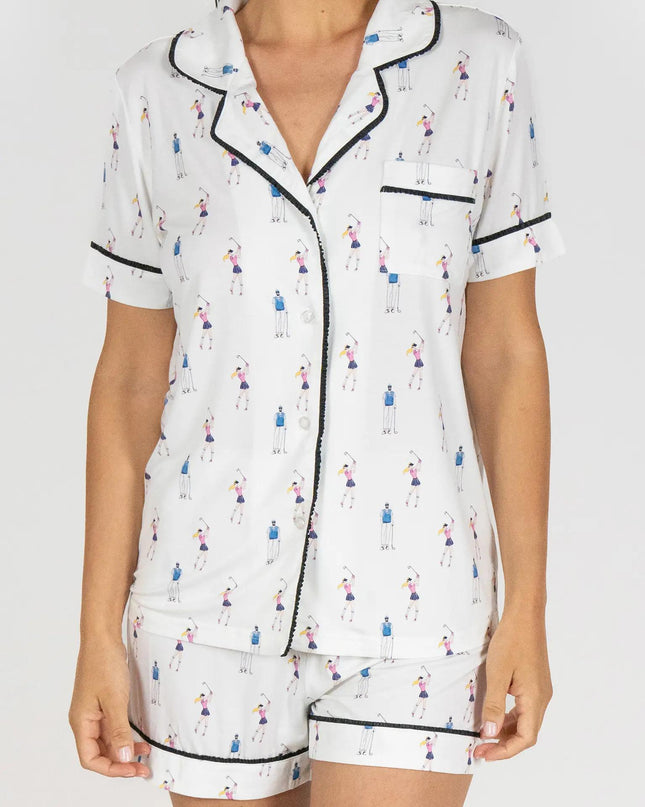 Jolene short printed pajama set